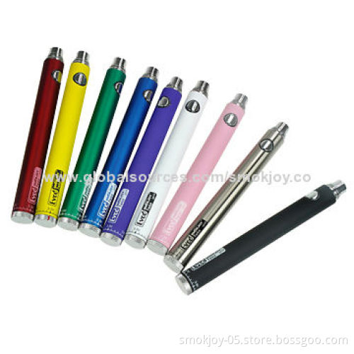 Smokjoy Variable Voltage Evod Twist E-cigarette, 650/900/1,100/1,300mAh Capacity
